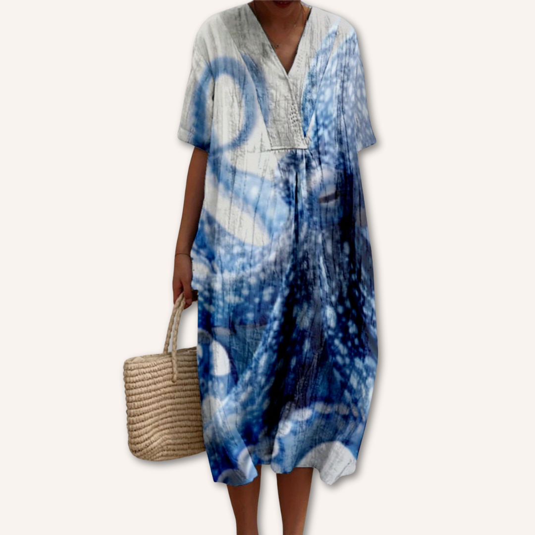 Dafne|Vestido estampado