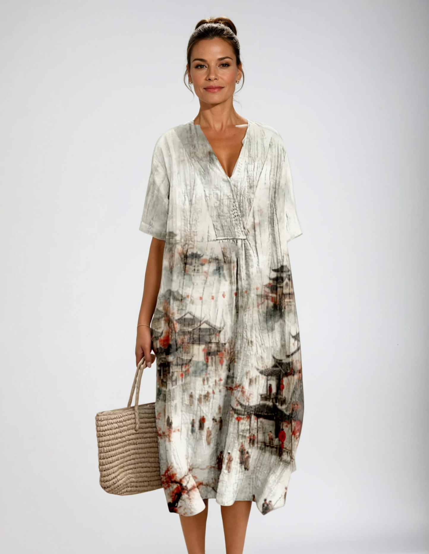 Isabel|Vestido estampado