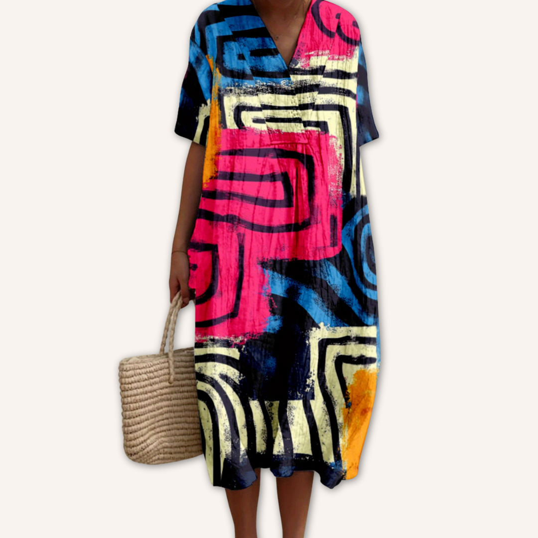 Viviana|Vestido estampado