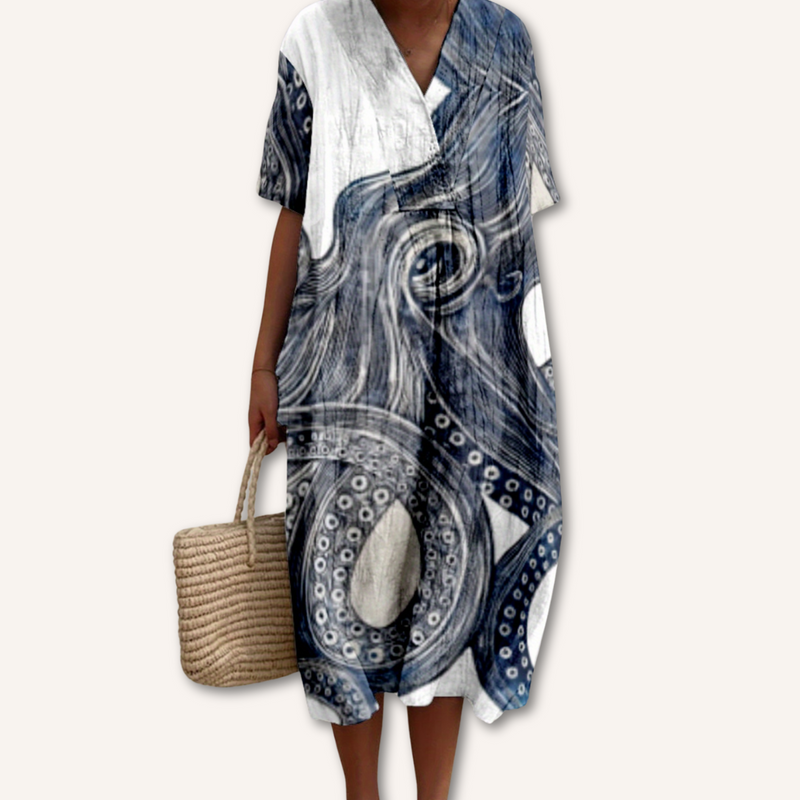 Ariadna|Vestido estampado