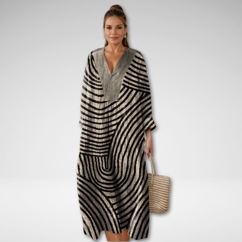 Celeste | Vestido estampado