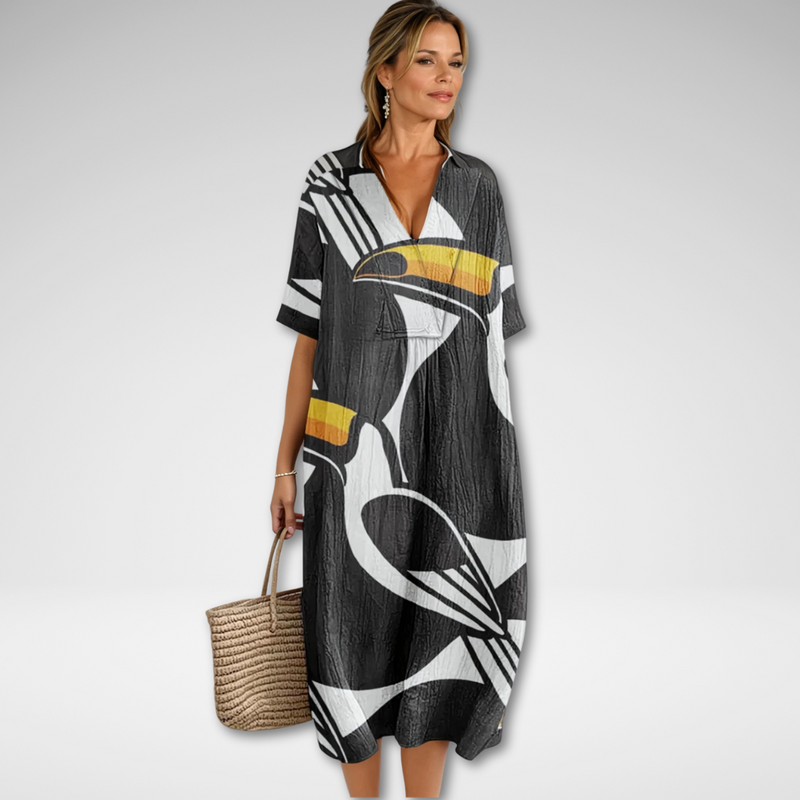 Bianca|Vestido estampado