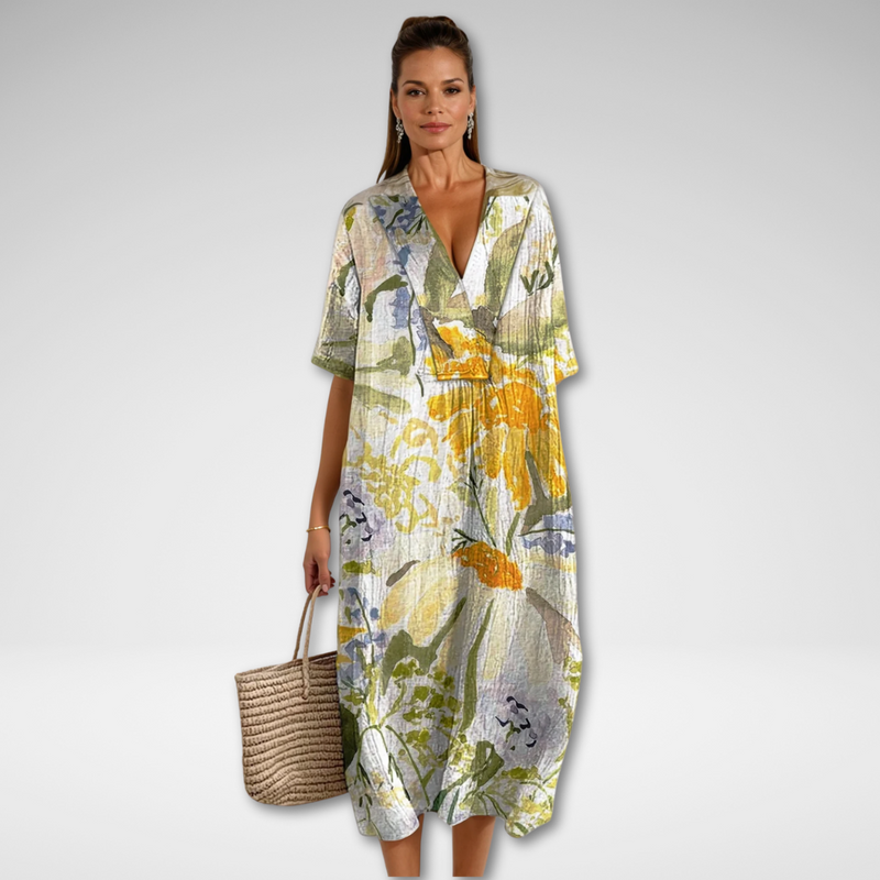 Camila|Vestido estampado