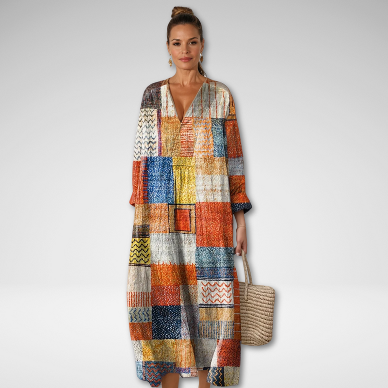 Nayla|Vestido estampado