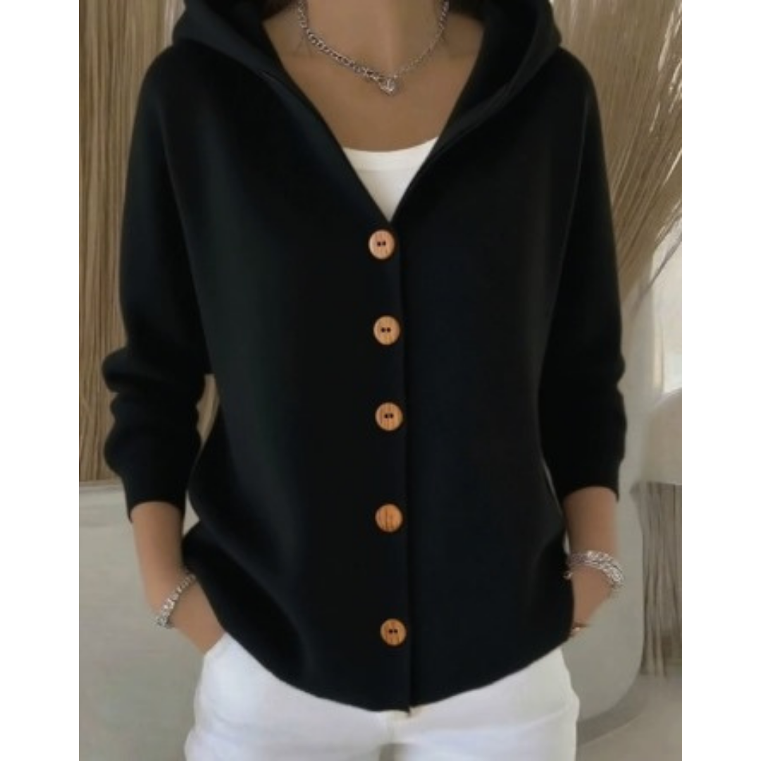 Felicia | Chaqueta de punto con capucha a la última moda