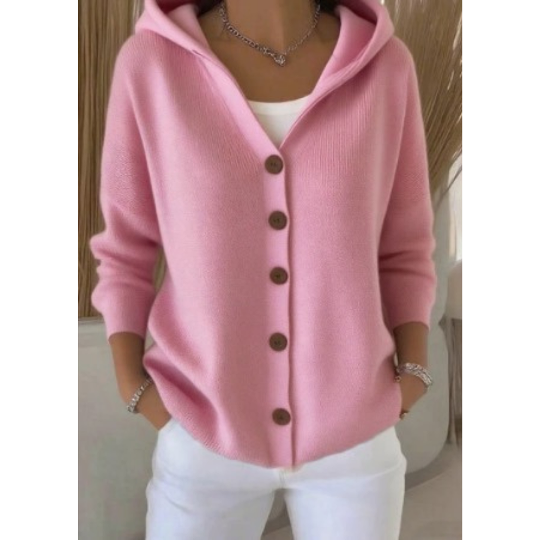 Felicia | Chaqueta de punto con capucha a la última moda