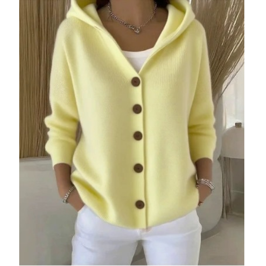 Felicia | Chaqueta de punto con capucha a la última moda