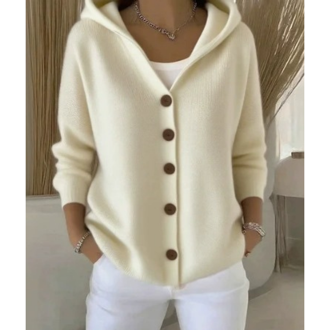 Felicia | Chaqueta de punto con capucha a la última moda