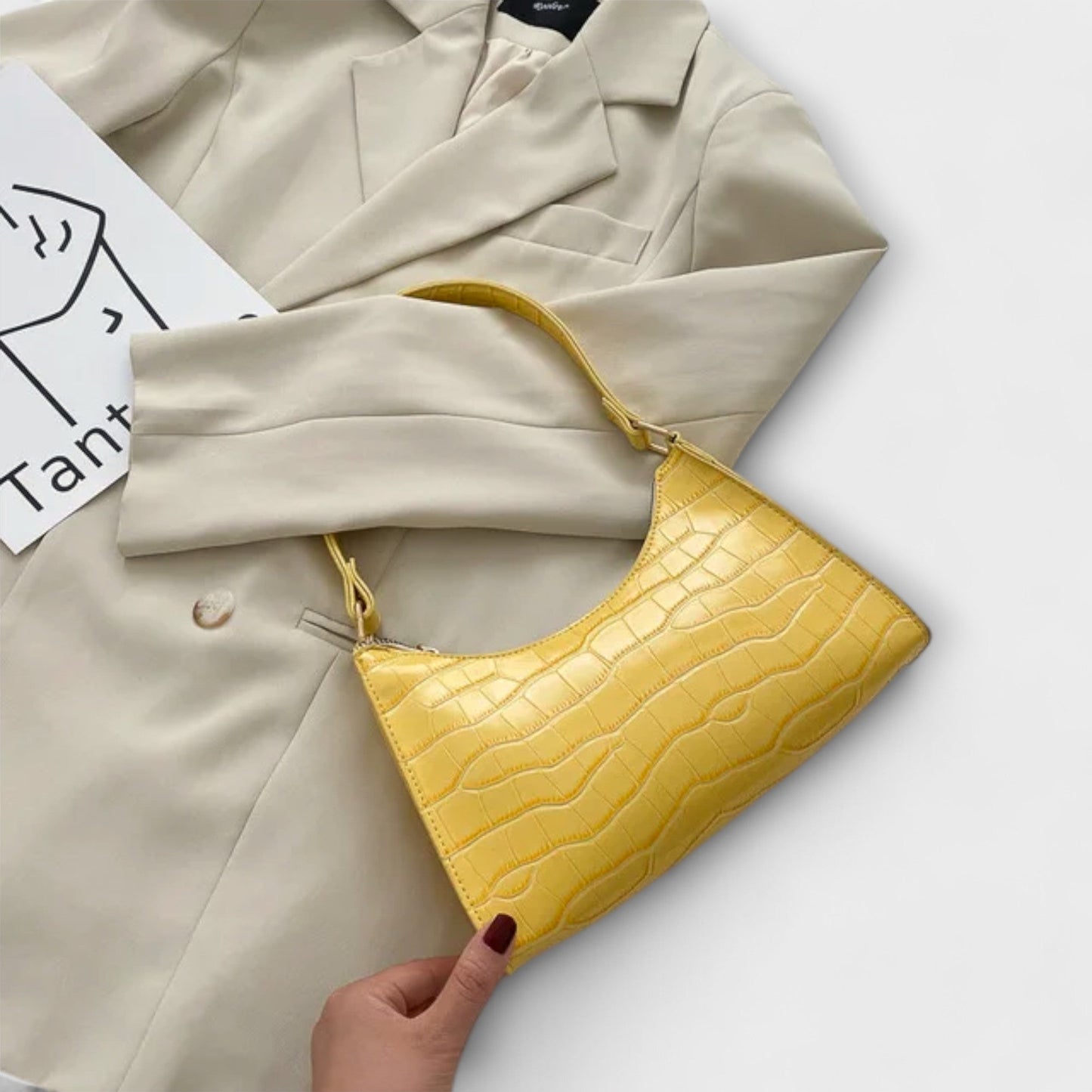 Bolso de Cuero Brillante