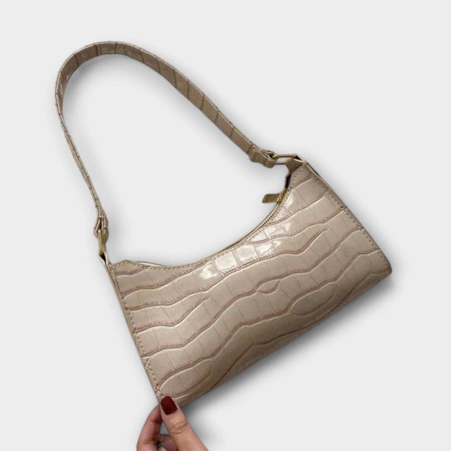 Bolso de Cuero Brillante