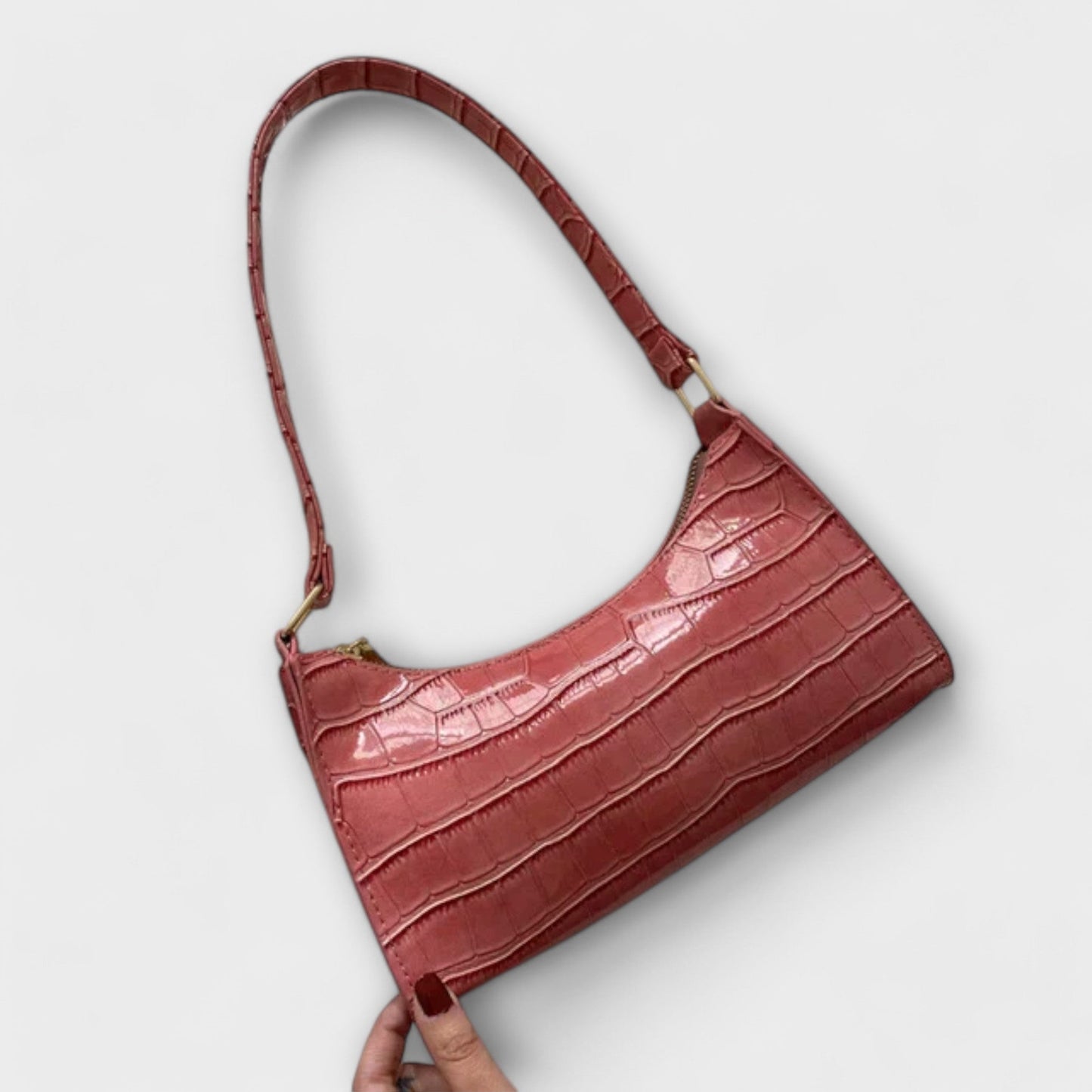 Bolso de Cuero Brillante