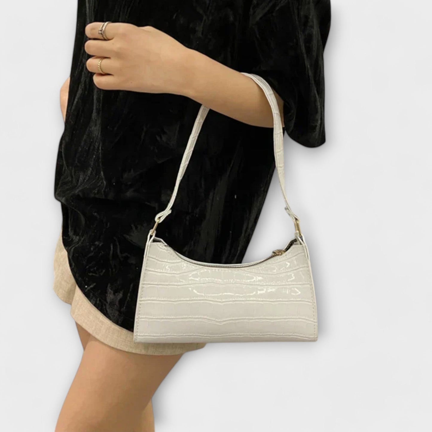 Bolso de Cuero Brillante