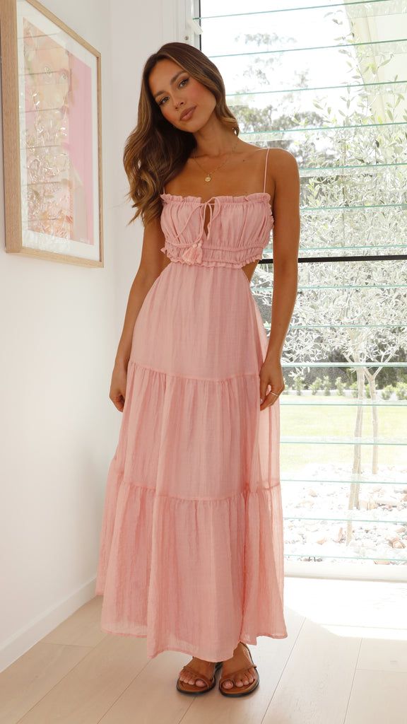 María - Vestido midi de tirantes
