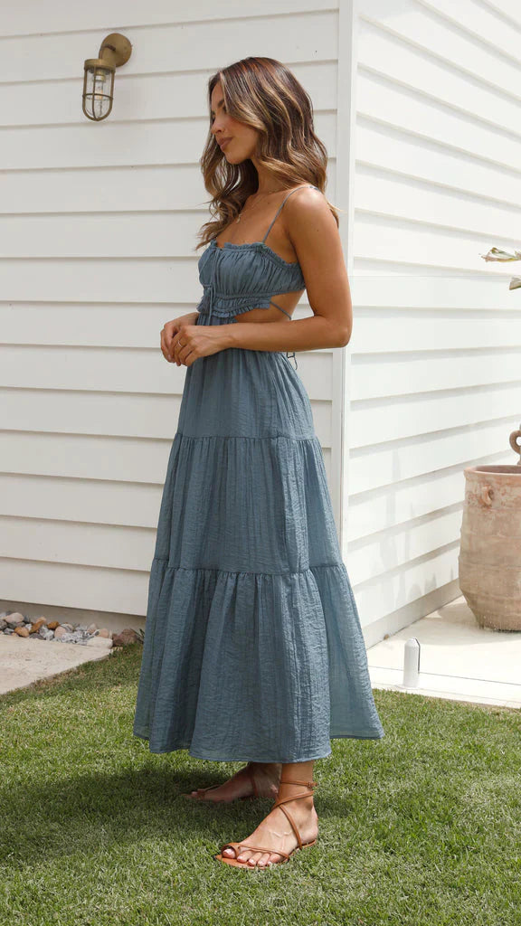 Ada | Vestido Midi De Tirantes