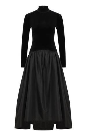 Laurent | Vestido Negro Manga Larga