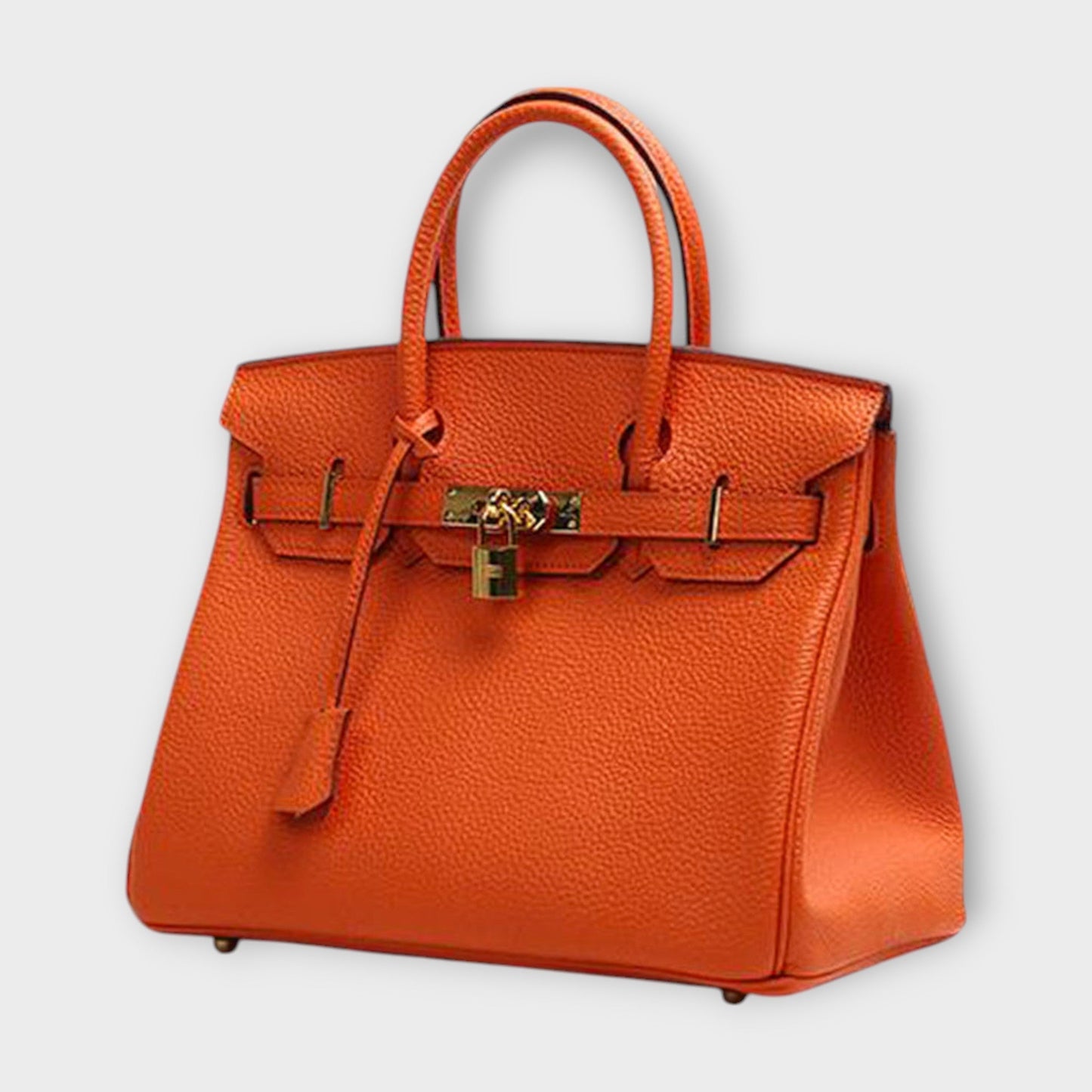 Bolso de mano de lujo de cuero