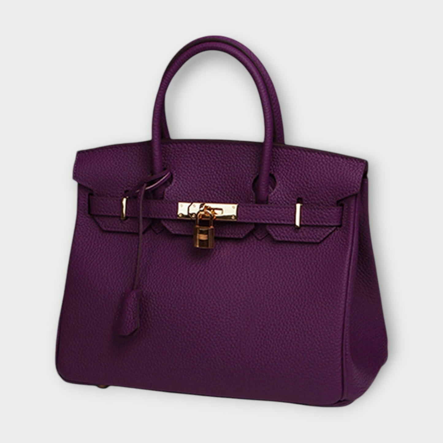 Bolso de mano de lujo de cuero