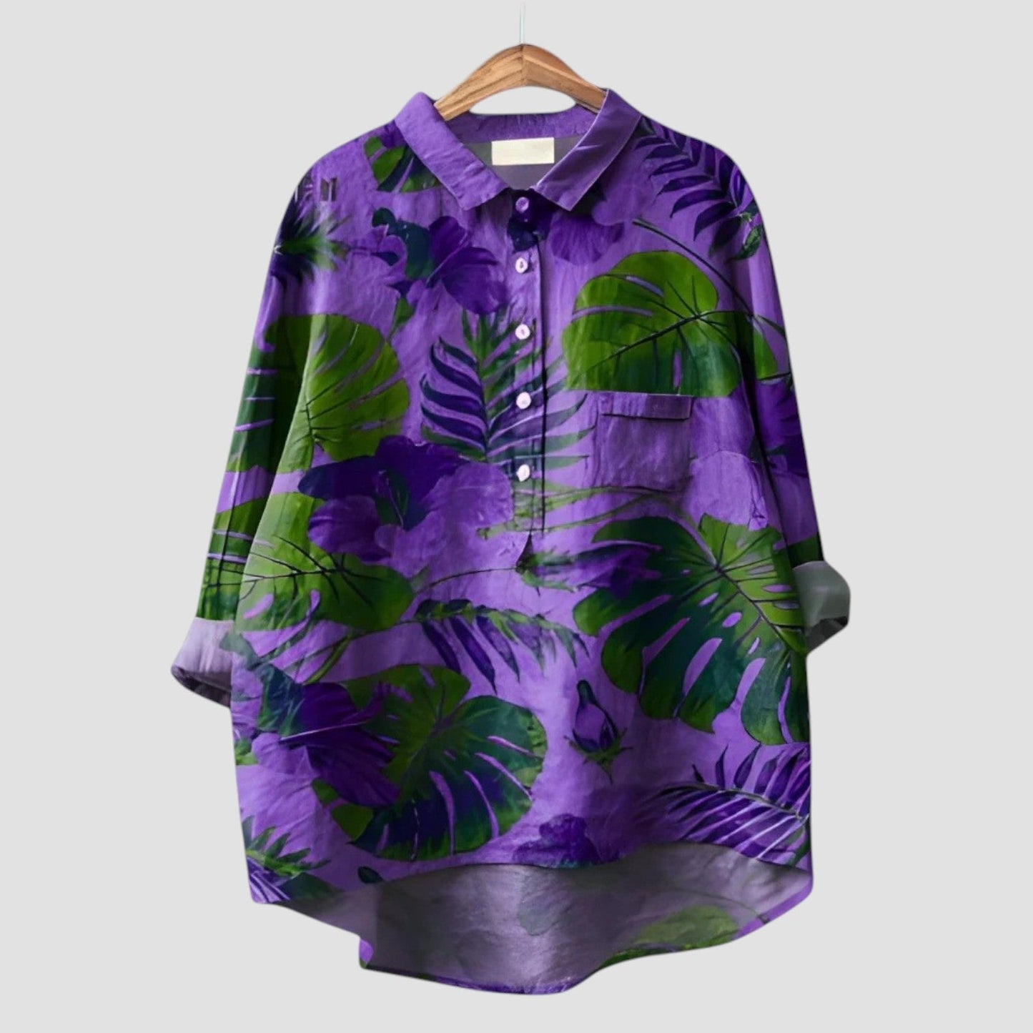 Loredana | Camisa tropical oversize