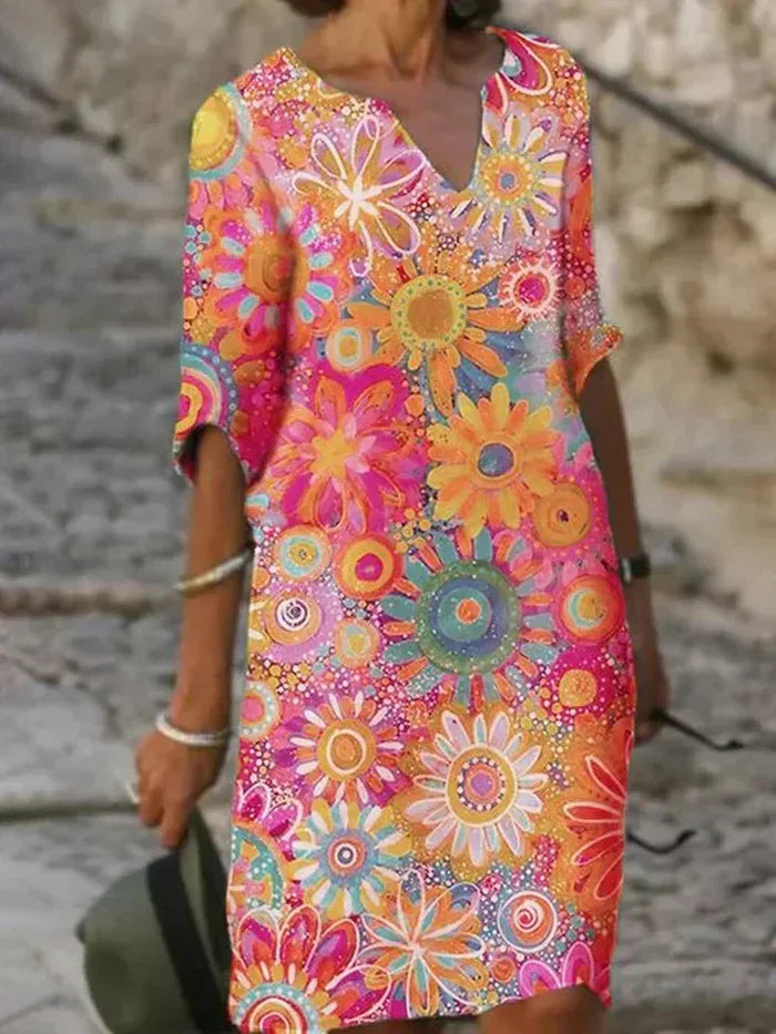 Concetta™ | VESTIDO FLOREAL COLORIDO PERFECTO PARA CADA OCASIÓN
