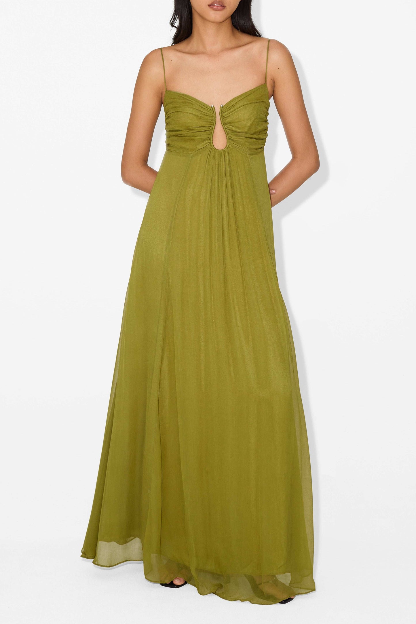 Elsa™ | Vestido largo con abertura en la espalda