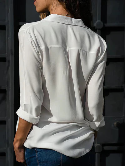 Paula - Elegante y cómoda camiseta de manga larga para mujer