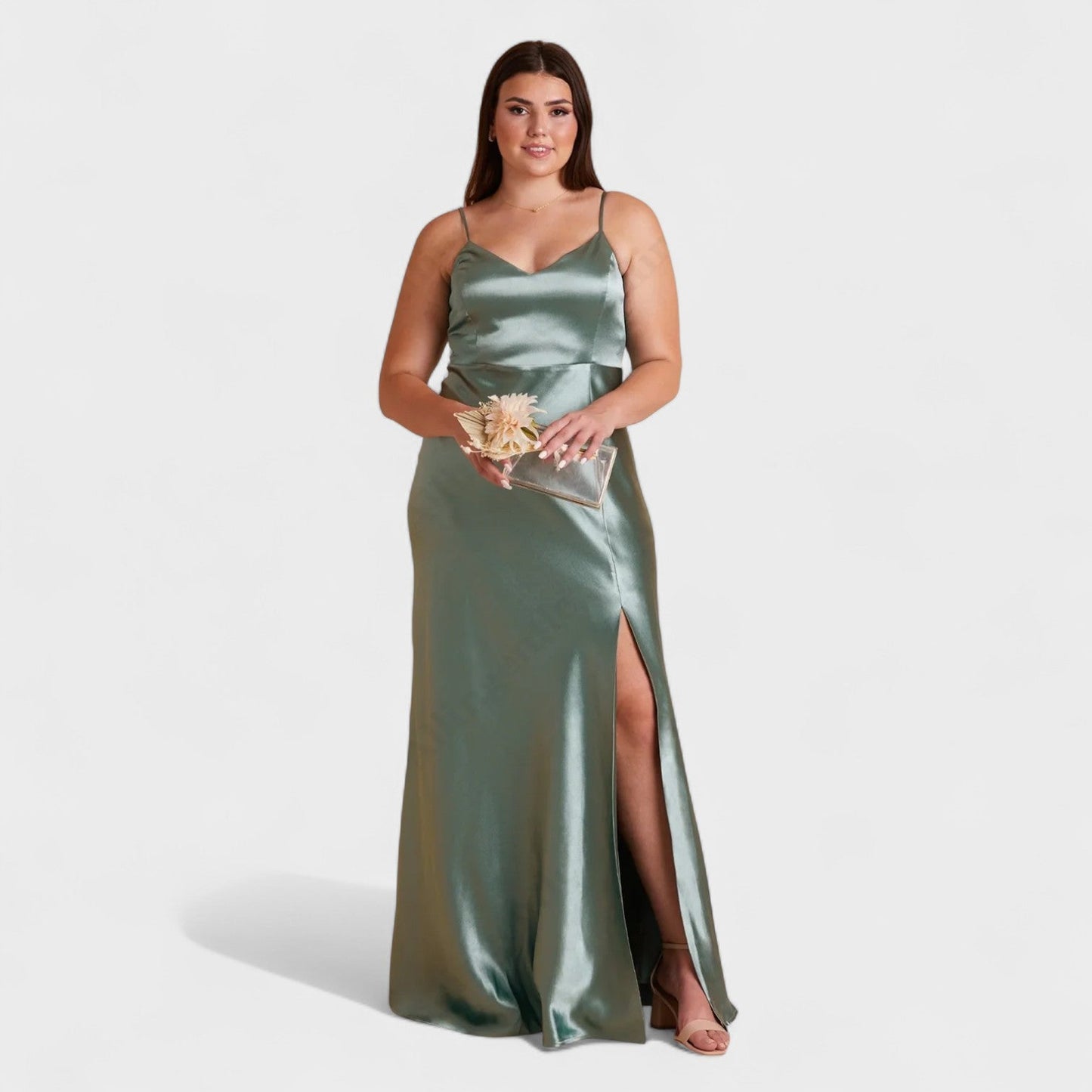 Lucía – Vestido Largo con Abertura
