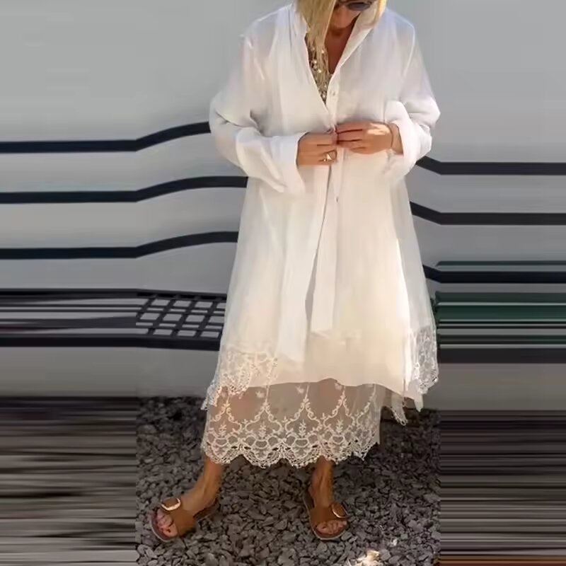 Vestido + Cardigan de REGALO 🎁 | Conjunto Elegante de Encaje