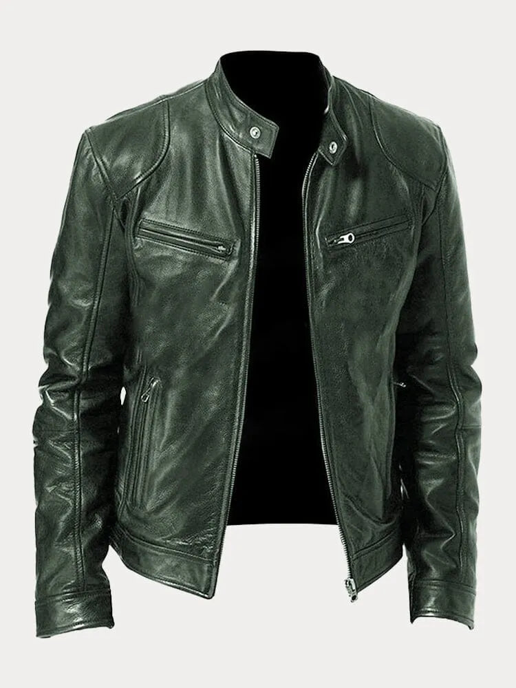 Javier | Chaqueta de Cuero Elegante