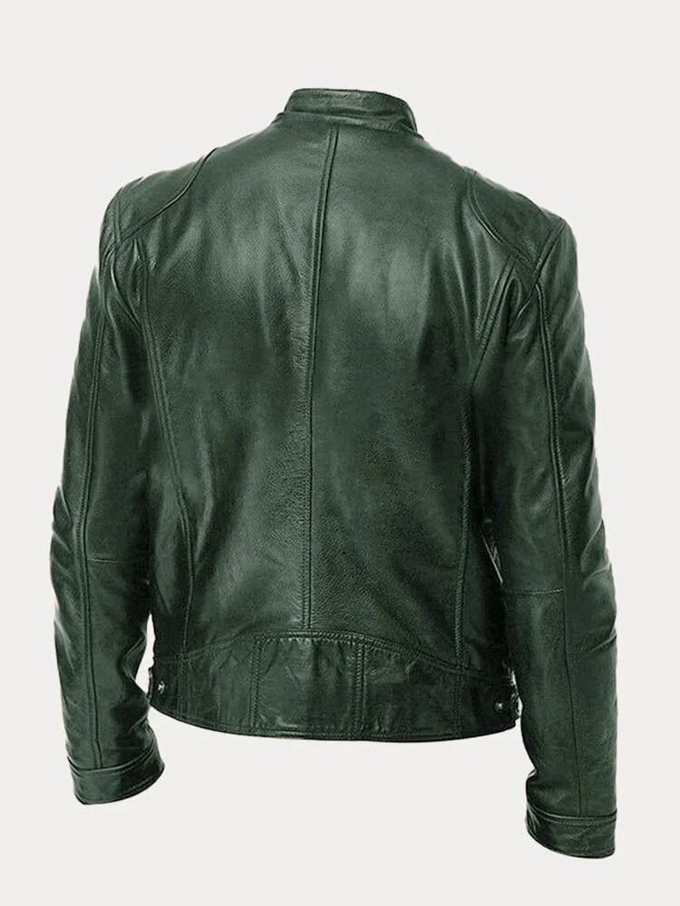 Javier | Chaqueta de Cuero Elegante