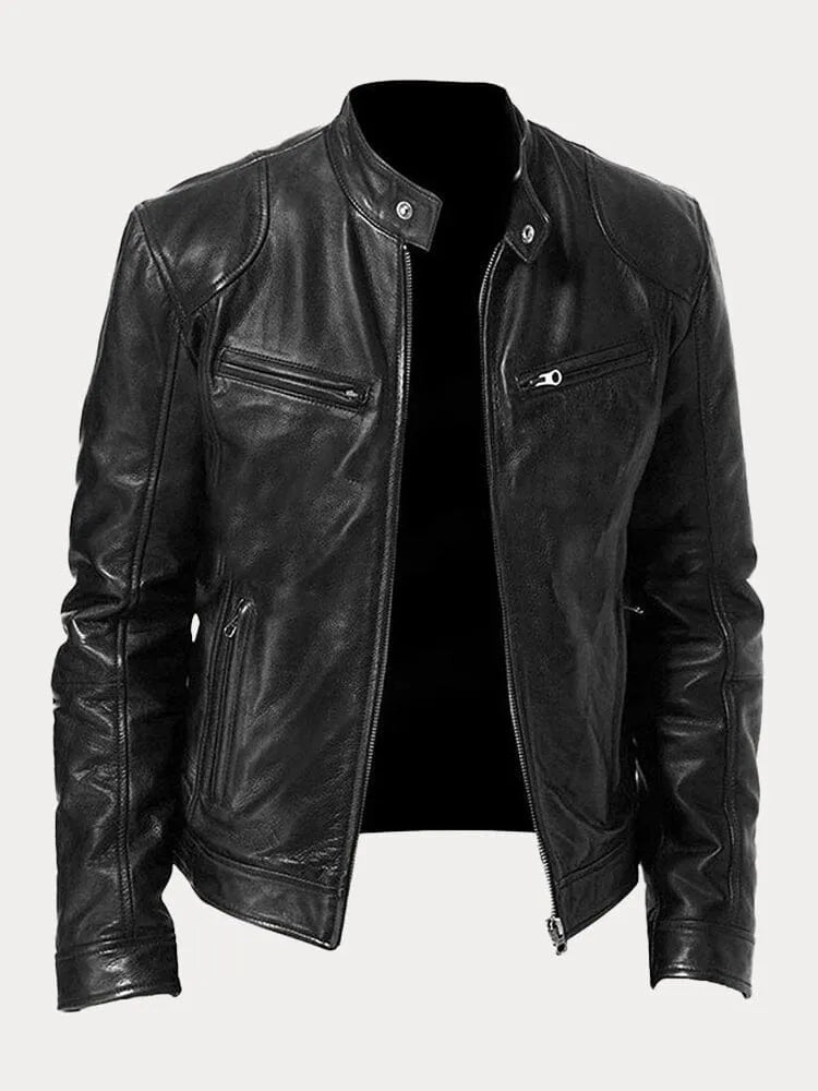Javier | Chaqueta de Cuero Elegante