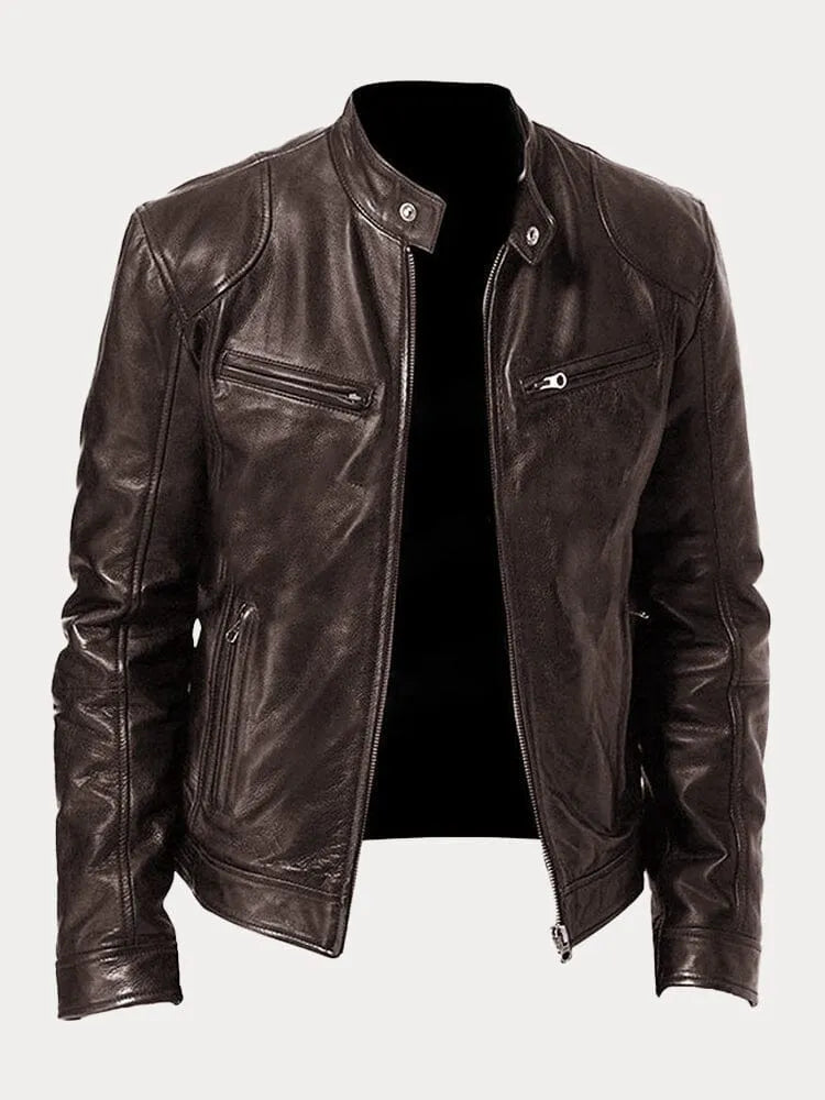 Javier | Chaqueta de Cuero Elegante