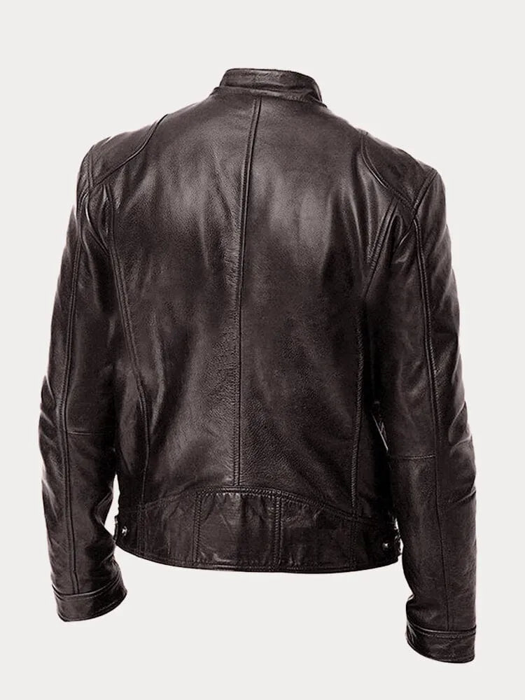 Javier | Chaqueta de Cuero Elegante