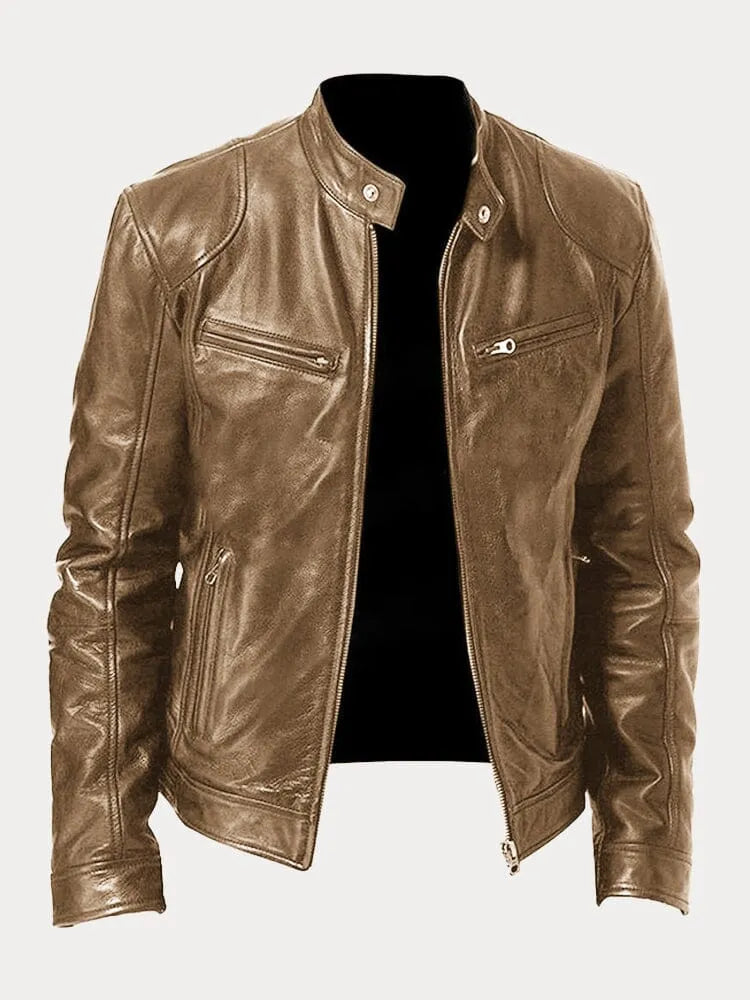 Javier | Chaqueta de Cuero Elegante