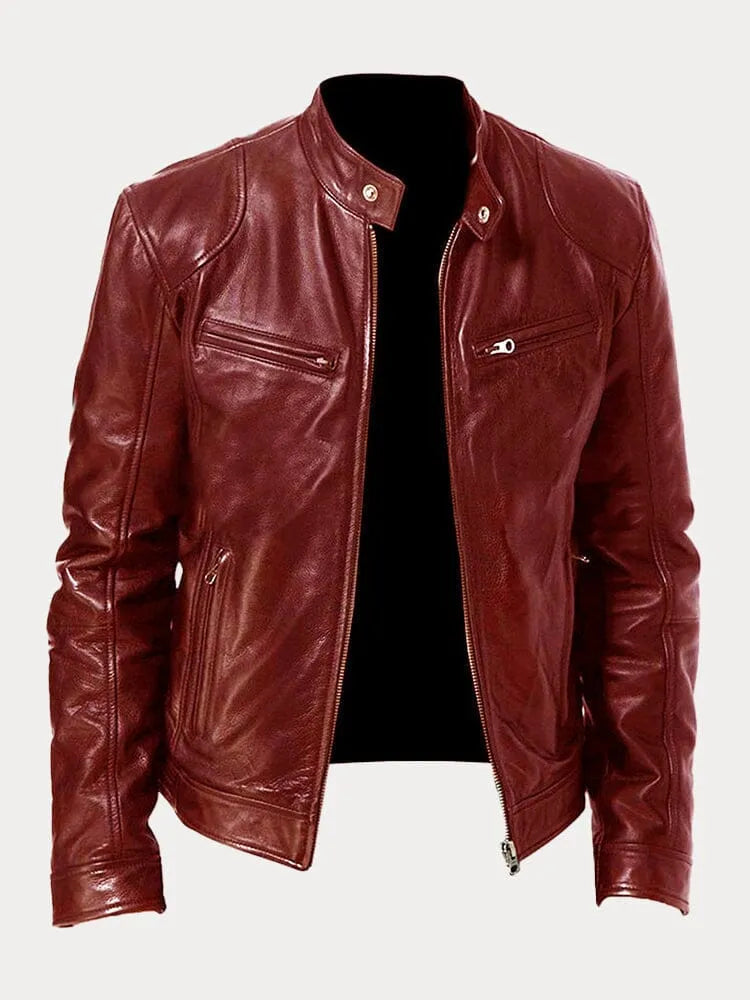 Javier | Chaqueta de Cuero Elegante