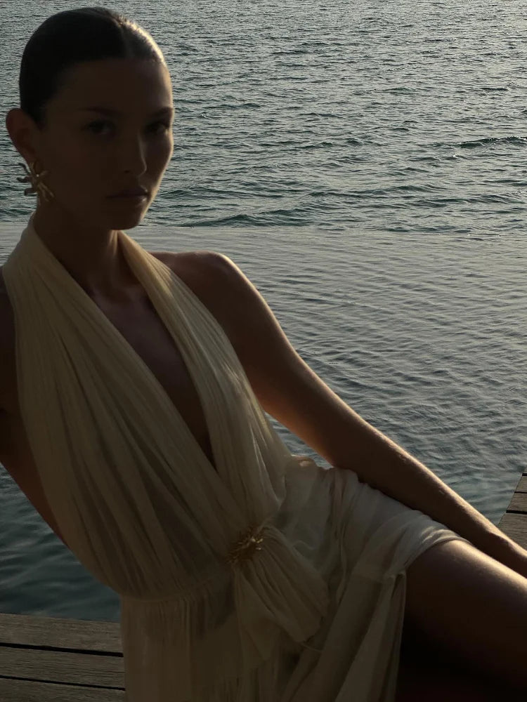 SOFIA | Top cropped moderna con pliegues sutiles