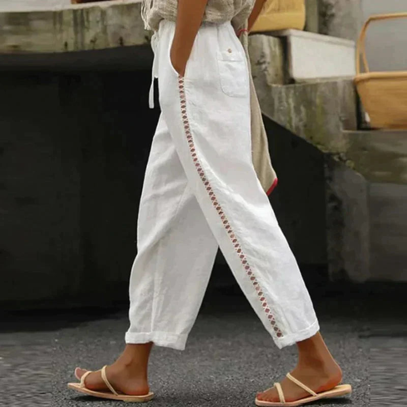 Audrey - Pantalones bohemios de verano para un look desenfadado