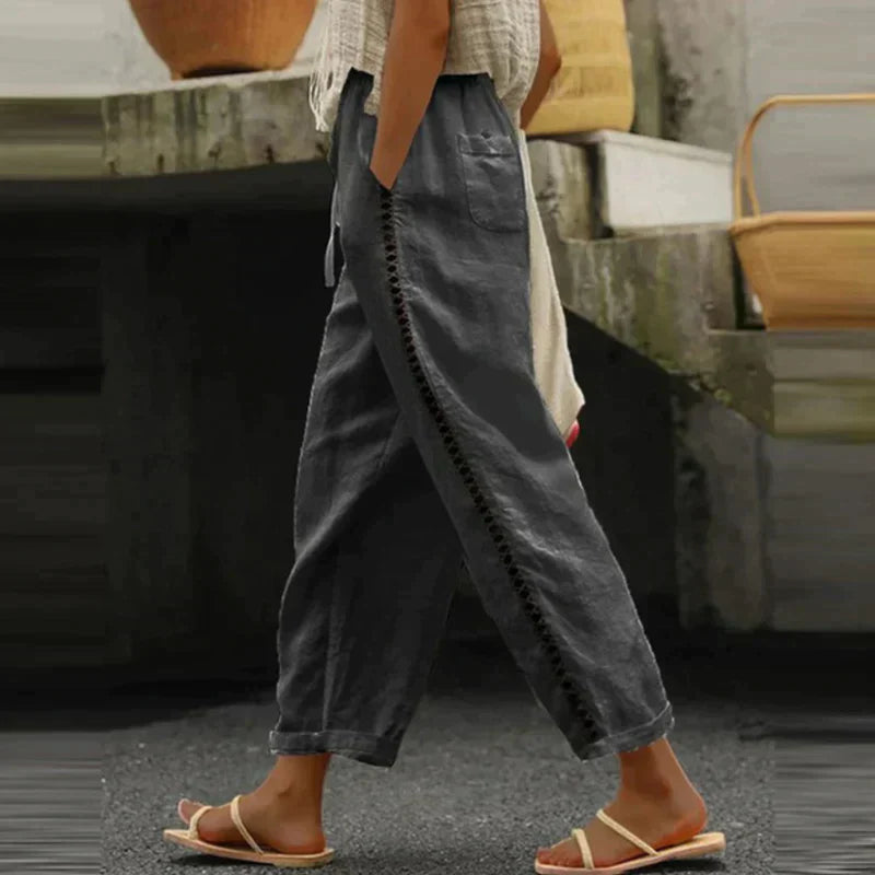 Audrey - Pantalones bohemios de verano para un look desenfadado