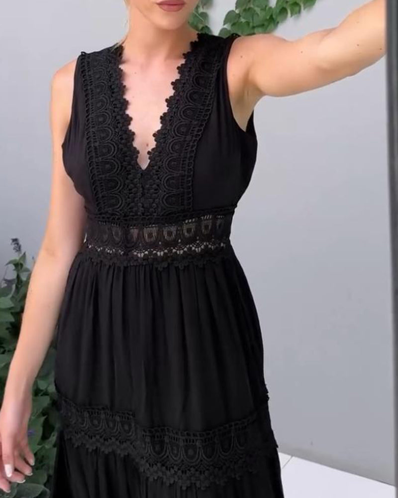 Clarisa - Vestido Con Cuello En V