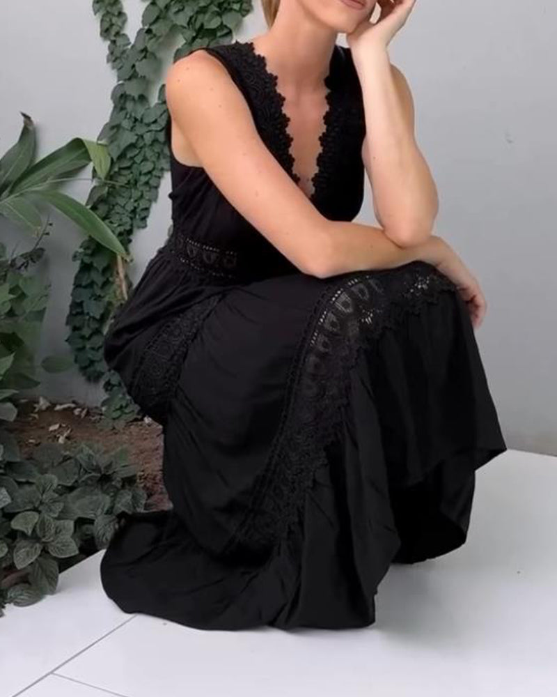 Clarisa - Vestido Con Cuello En V