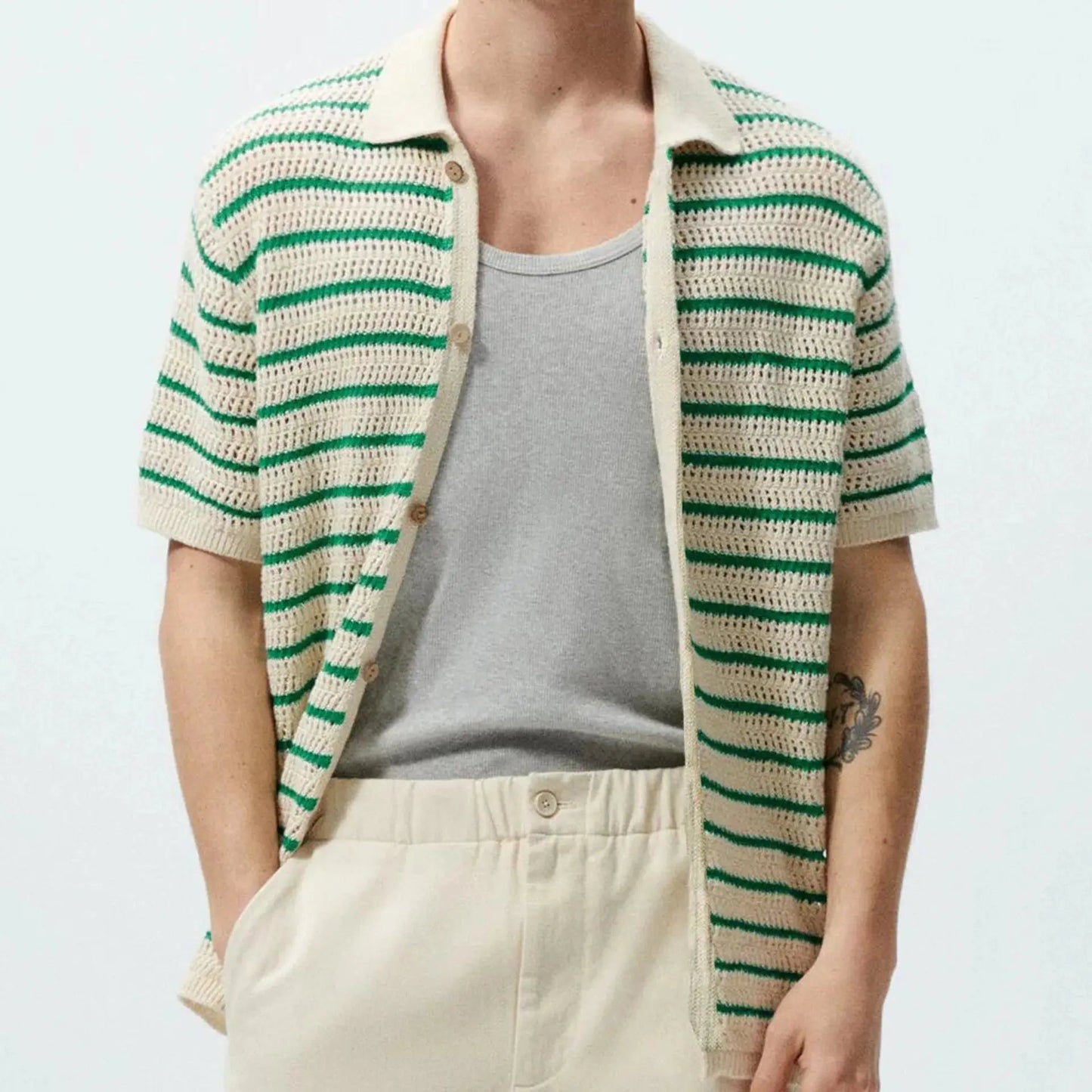Polo de Punto Rayado
