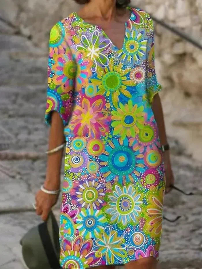 Concetta™ | VESTIDO FLOREAL COLORIDO PERFECTO PARA CADA OCASIÓN