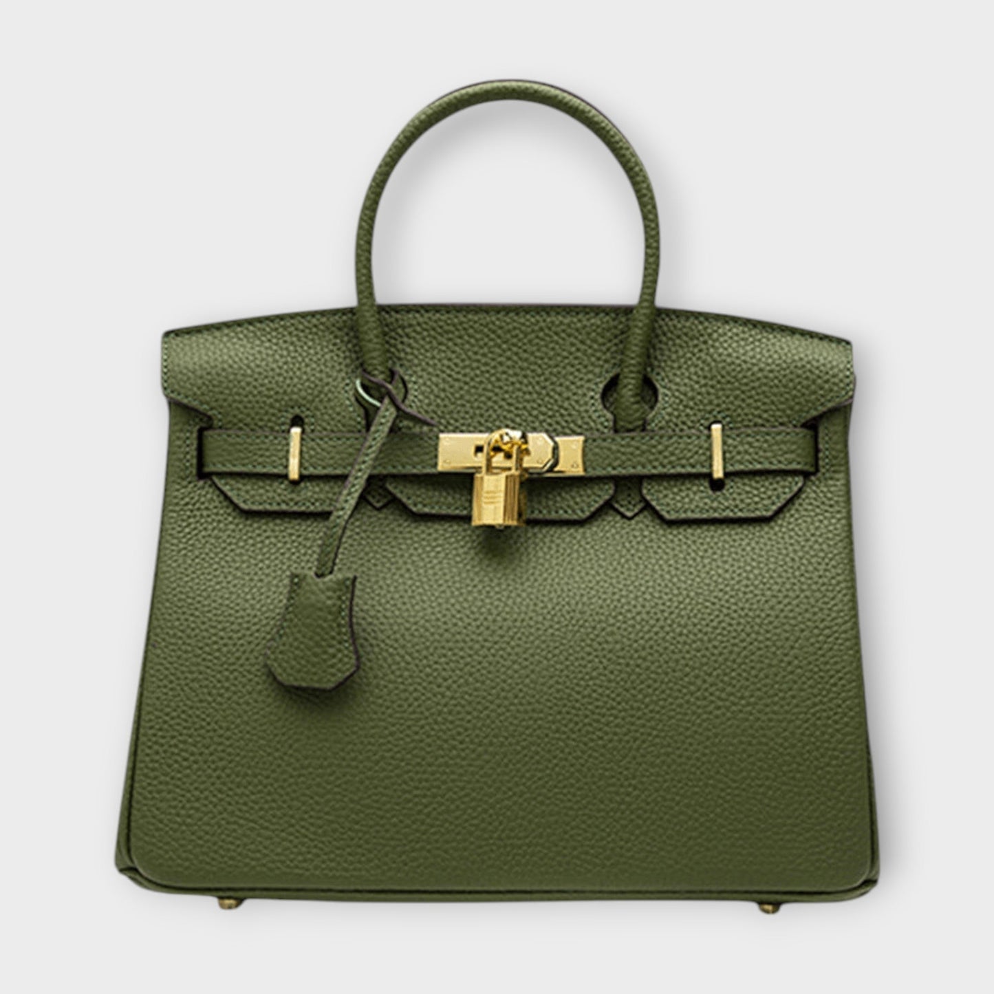 Bolso de mano de lujo de cuero