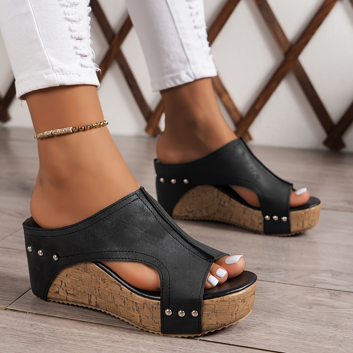 Dalia | Sandalias de cuña vintage