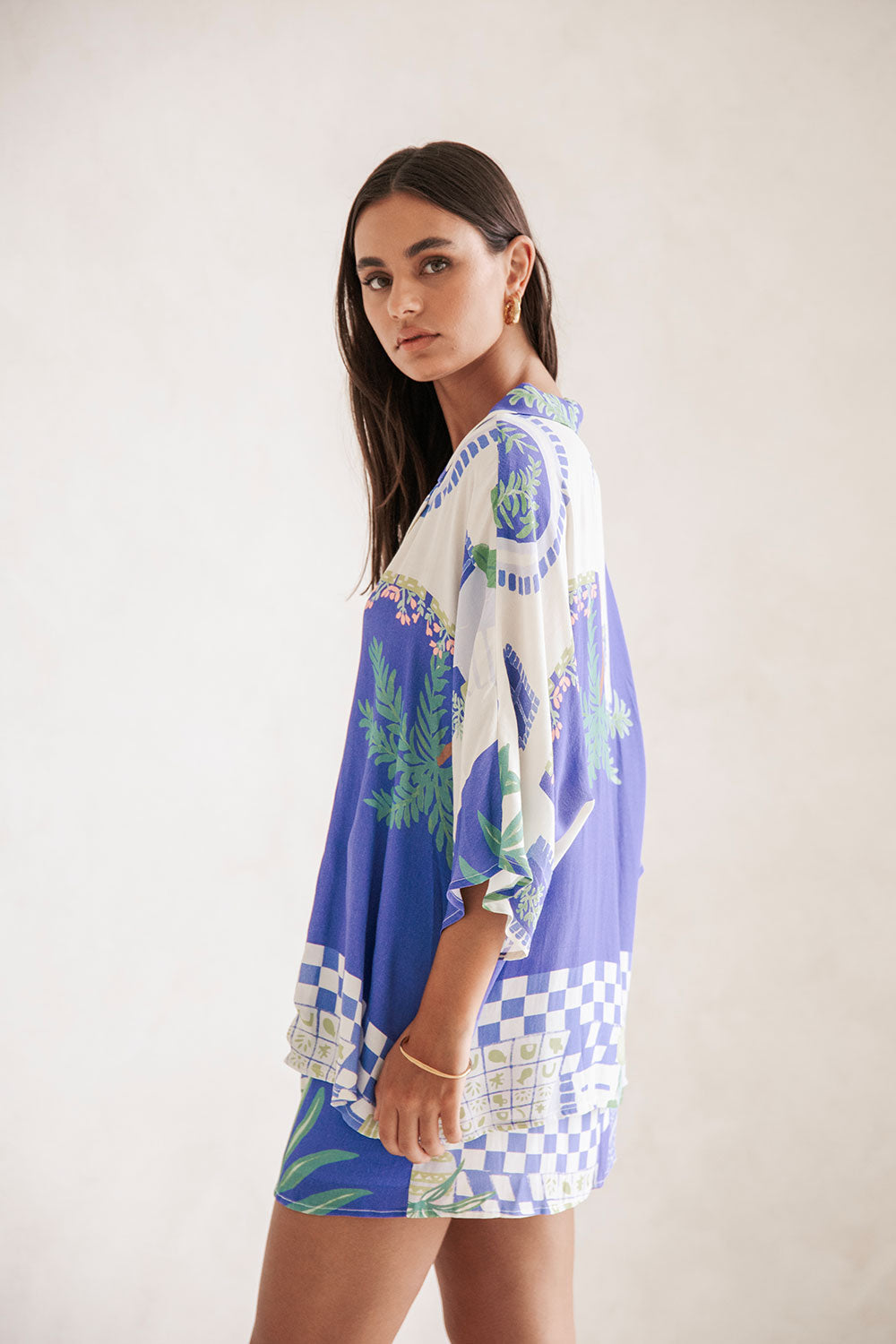 Rosa - Conjunto de falda y camisa
