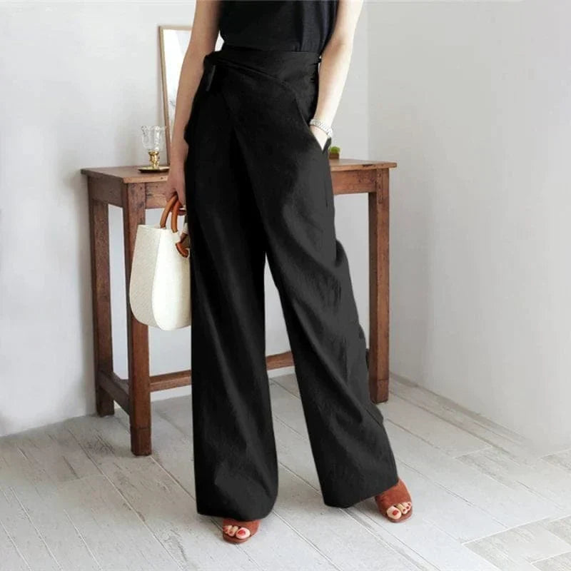 Elaine - Pantalones de cintura alta para un look elegante
