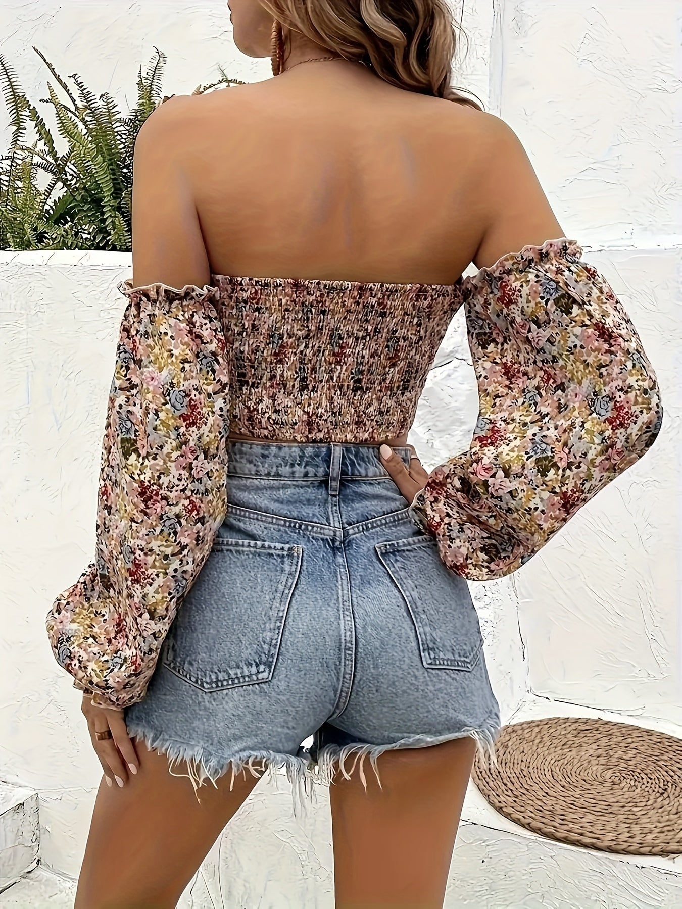 Corinne - Blusa femenina en colores vibrantes