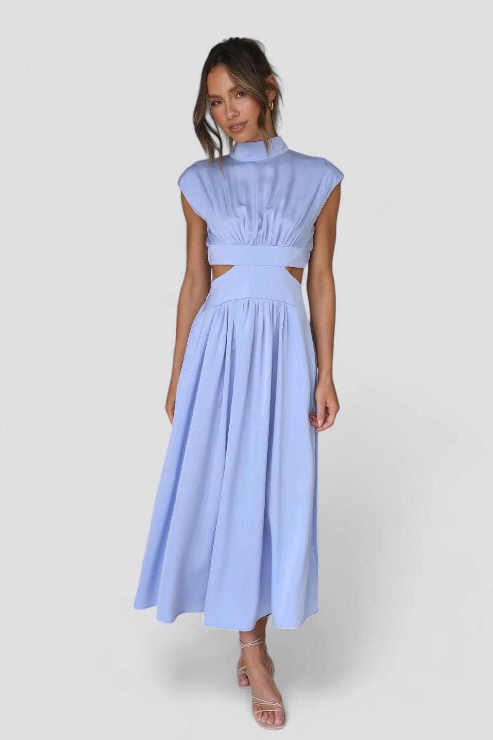 CINDI | Vestido midi plisado