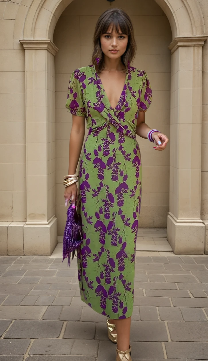 Blanca - Elegante vestido floral