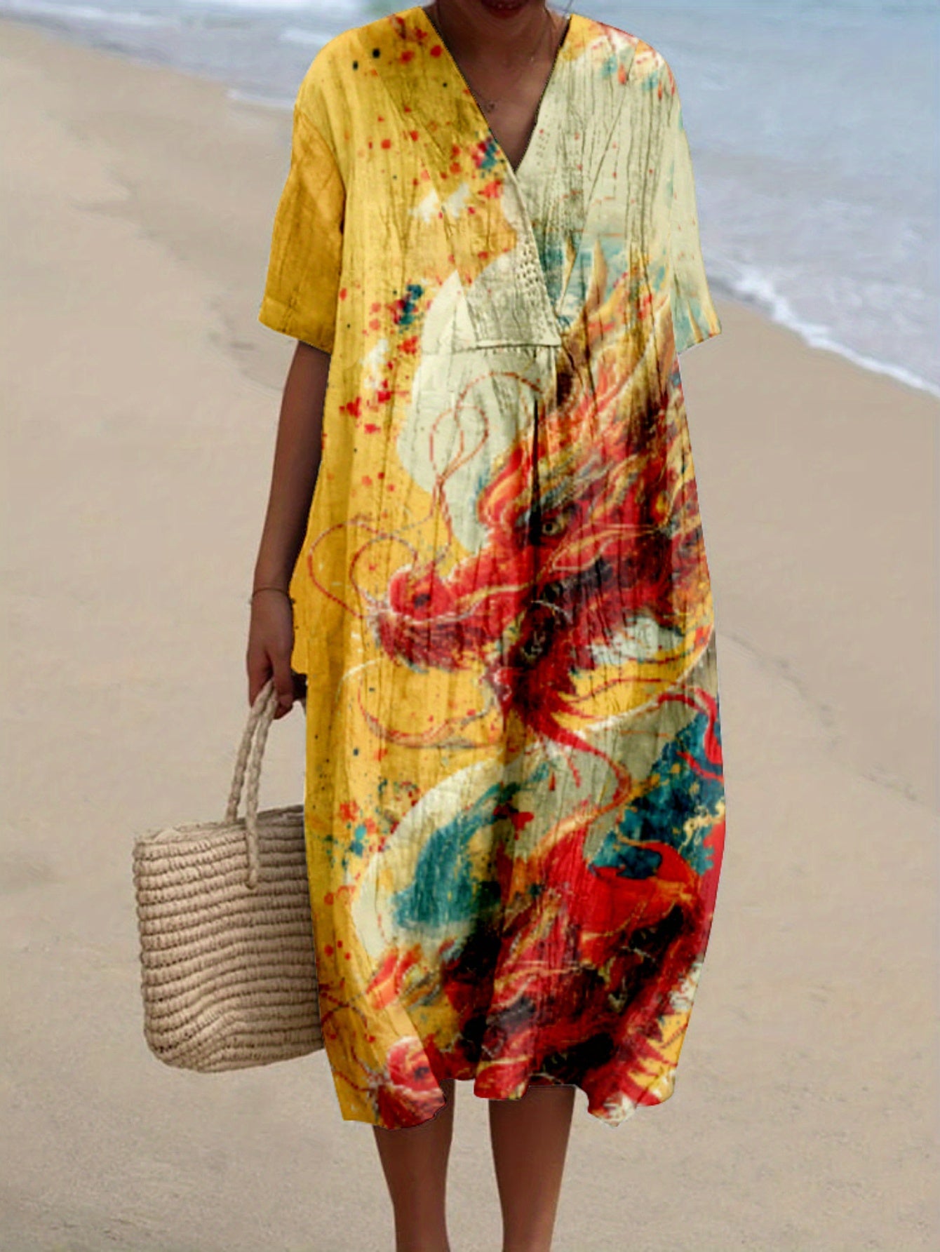 Isabel|Vestido estampado