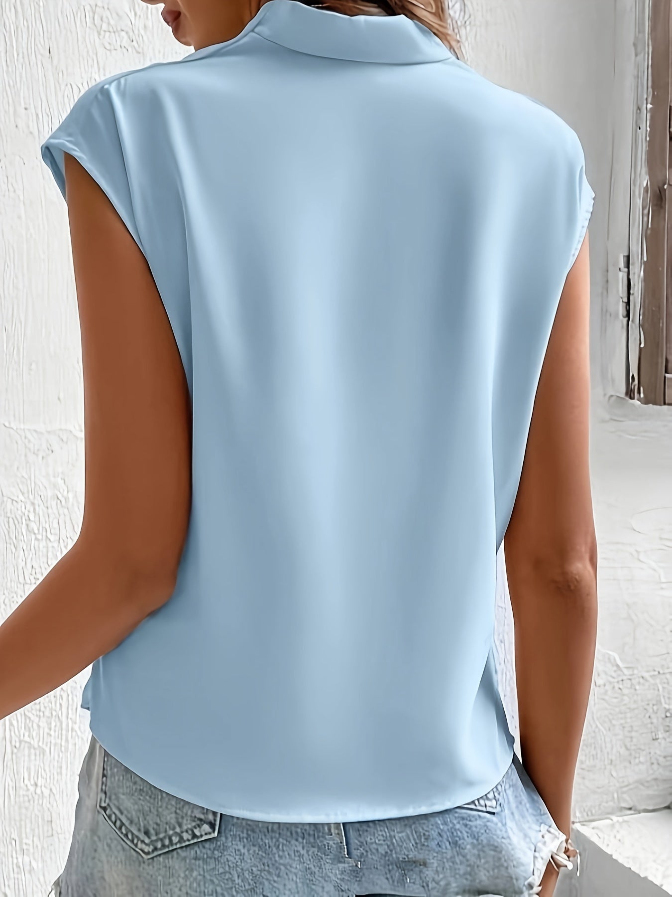 Nadine - Elegante blusa envolvente para señora